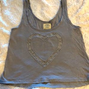 American eagle crop lightweight tank top XS